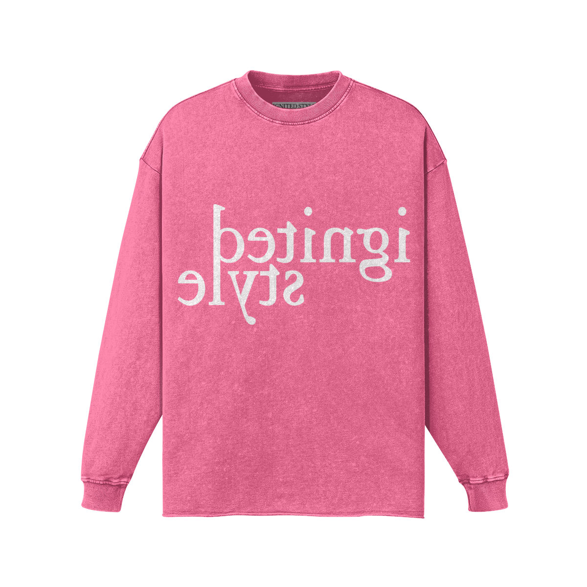 Long Sleeve Reverse Print