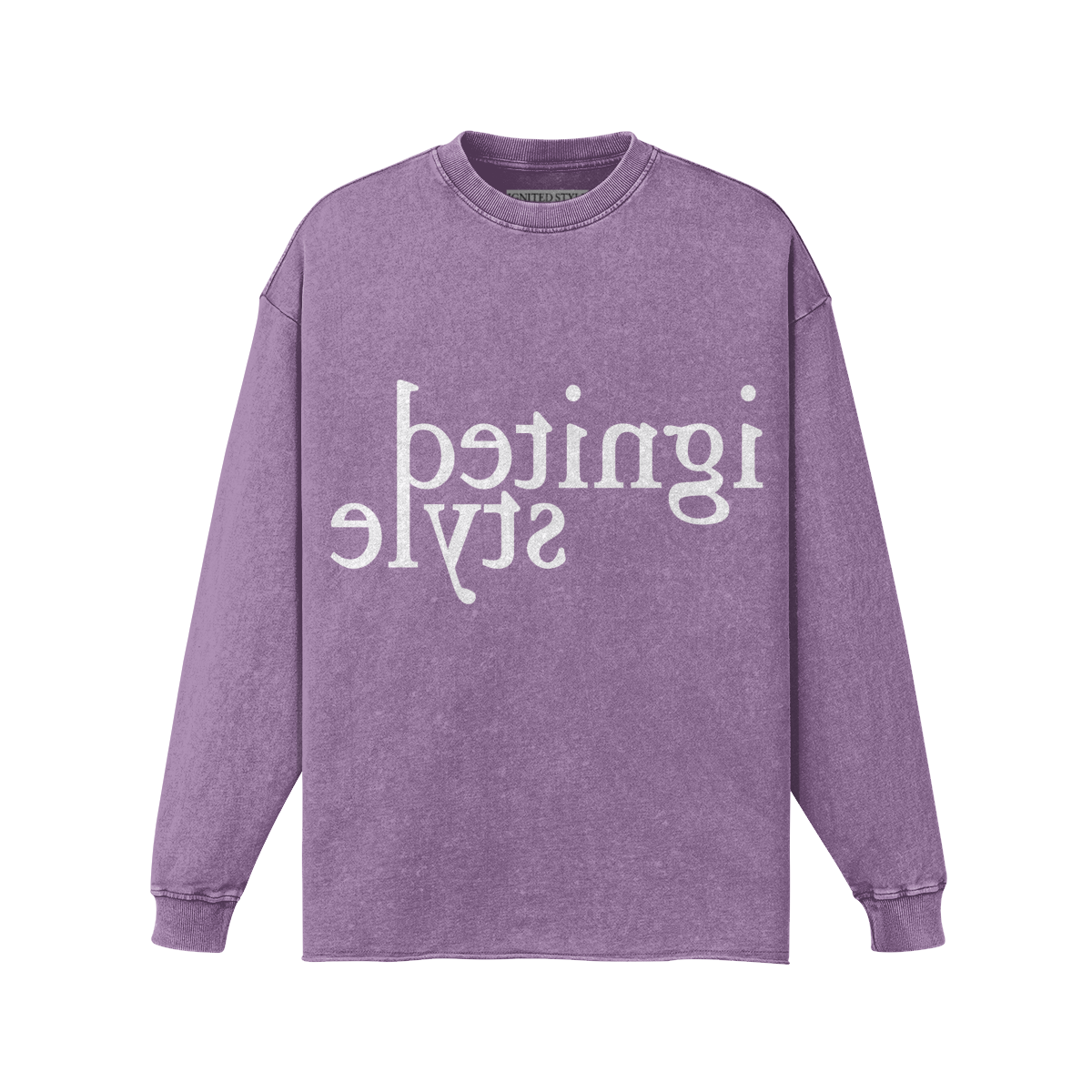 Long Sleeve Reverse Print