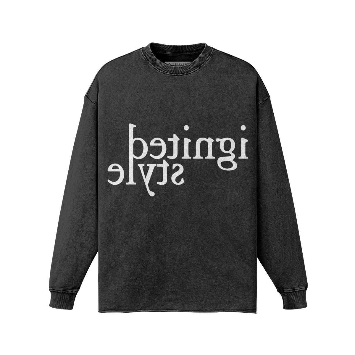 Long Sleeve Reverse Print
