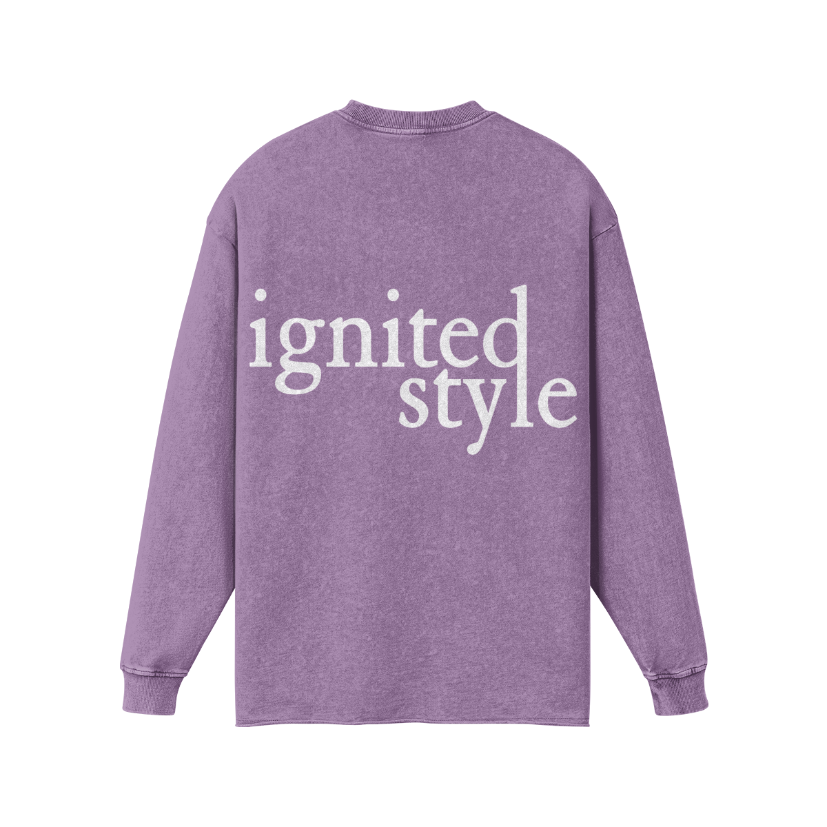 Long Sleeve Reverse Print
