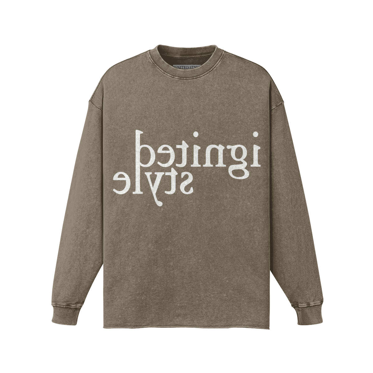 Long Sleeve Reverse Print